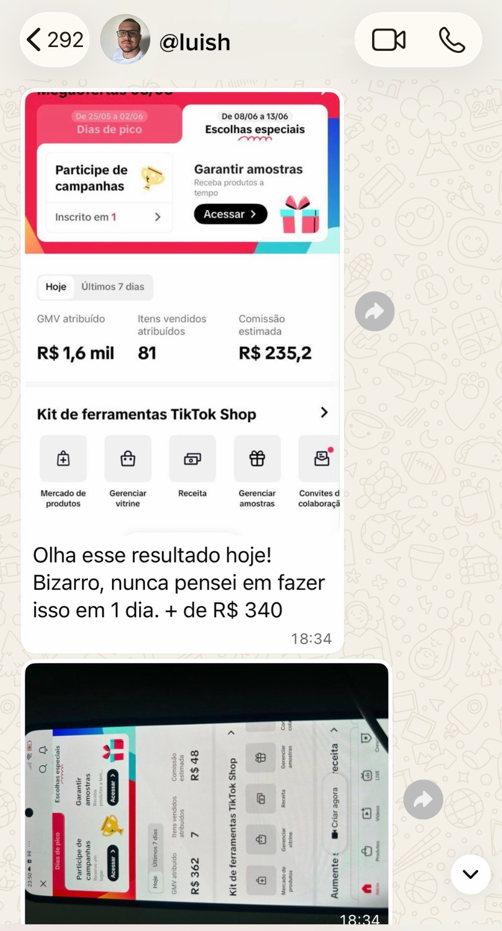 Depoimento de @luish